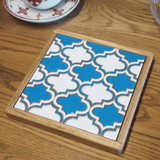 鍋敷き:シエロ - タイル工房コルメーナ