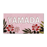 表札 ハワイアン:ミニハイビスカス - タイル工房コルメーナ