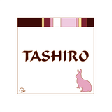 表札:うさぎ - タイル工房コルメーナ