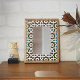 ミラー:ペルシャンフラワー - タイル工房コルメーナ