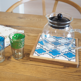 鍋敷き:シエロ - タイル工房コルメーナ