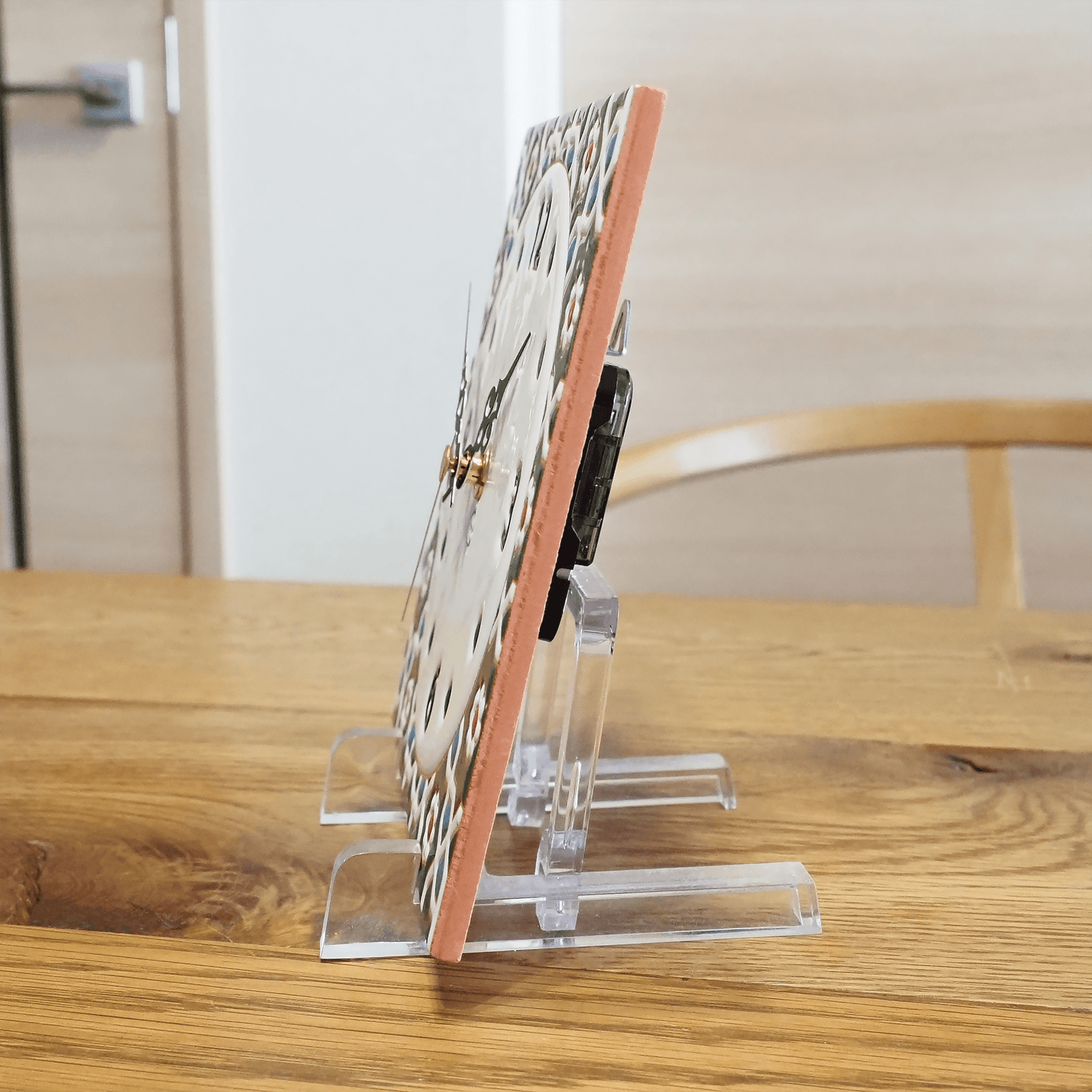 掛け時計：ペルシャンフラワー — タイル工房コルメーナ